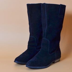 Steve Madden P_neece Leather Suede Boots